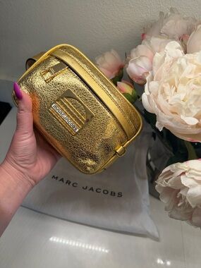 Marc Jacobs Gold Metallic Belt Bag